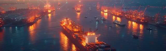 medios-de-transporte-logisticos-junto-con-hologramas-tecnologicos-y-futuristas